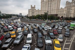На московском кольце движение грузового транспорта снизилось